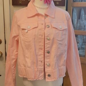 Women's Pink Denim Jacket